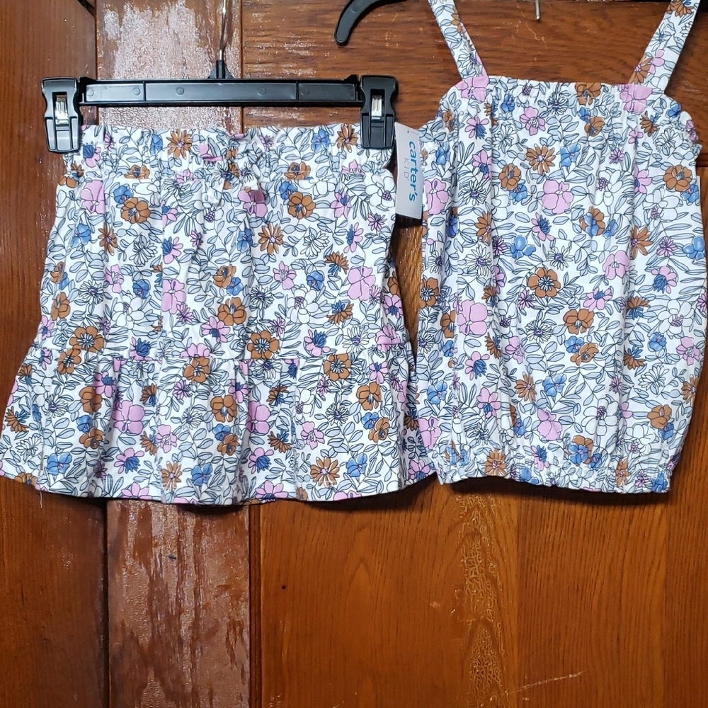 Carter's Purple and White Skater Mini Matching Set